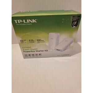 TP-LINK Av1000 2-Port Gigabit Powerline Kit - (TLPA7020PKIT)